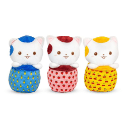 Cat in bubble tea plush figure - 3 assorted - 60 cm
