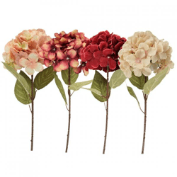 Artificial flower Hydrangea 54 cm 4 assorted