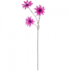 Kunstbloem Dahlia paars 86 cm