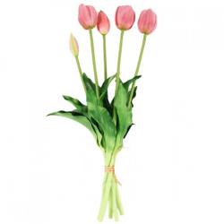Artificial flower Tulip bundle 39 cm 5 pcs.