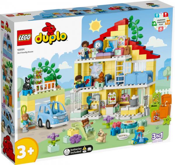 LEGO&reg; 10994 - Duplo 3 in 1 Familienhaus (218 Teile)