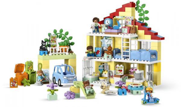 LEGO&reg; 10994 - Duplo 3 in 1 Familienhaus (218 Teile)