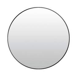 Len-Fra Wandspiegel Uma III schwarz 40 cm