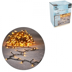 Light chain 48 LED on battery warm white 3.6 m
