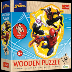 Marvel Spiderman - Wooden Puzzle Junior 50 pieces