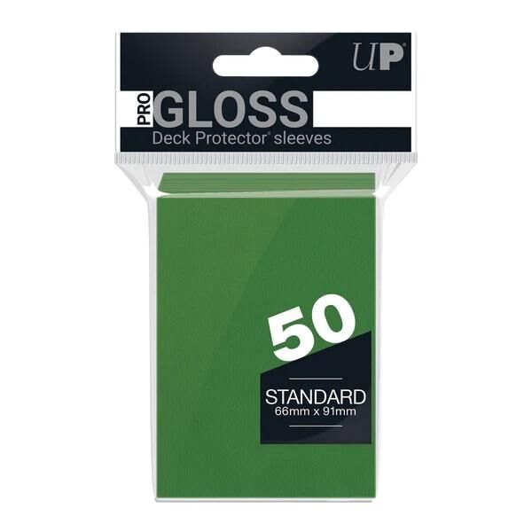 Matrix Green PRO-Gloss Standard Deck Protector Sleeves (50)