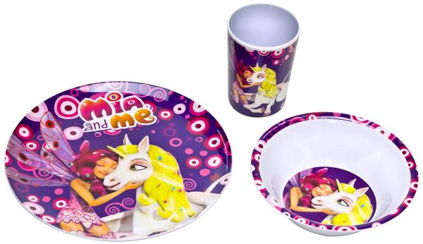 Mia and Me - 3-teiliges Melamin Set