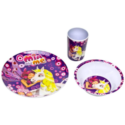 Mia and Me - 3-piece melamine set
