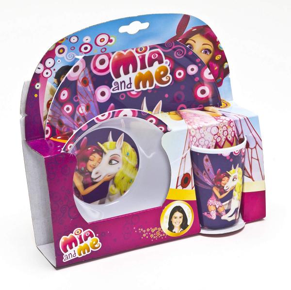 Mia and Me - 3-teiliges Melamin Set