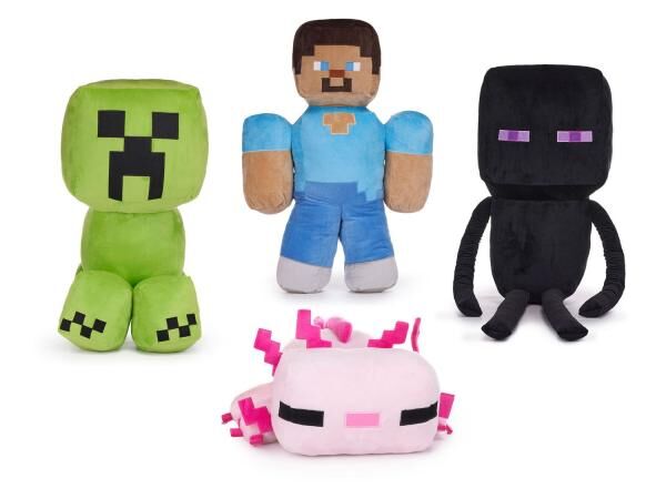 Minecraft Classic - 4-fach sortiert - Pl&uuml;schfigur 29-45 cm