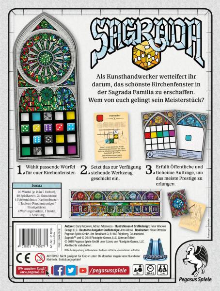 Pegasus Spiele 51120G - Sagrada