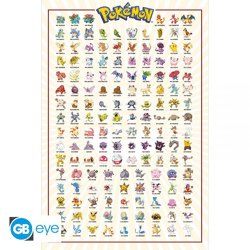 POKEMON - Poster Maxi 91.5x61 - Kanto 151 English