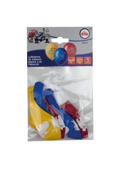 Polizei - 7 Luftballons, bunt - 3-fach sortiert - 30 cm