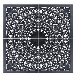 PTMD wall panel Akoulina black 120 cm 4 pcs.