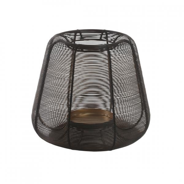 PTMD Windlicht Jaden S schwarz 25 cm