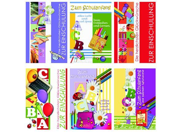 Schulanfangskarte - sortiert