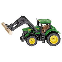 SIKU 1540 - John Deere with log grapple - Model car