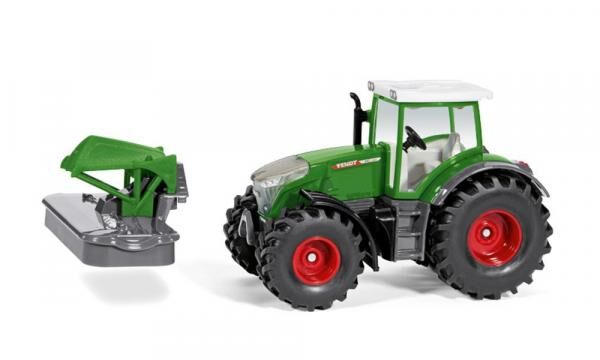 SIKU 2000 - Traktor Fendt 942 Vario mit Frontm&auml;hwerk, 1:50 - Modellauto