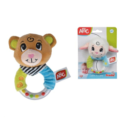 Simba Toys 104010131 - ABC plush ring rattle, 2-sort.