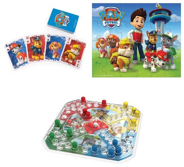 Spin Master 63964 - Paw Patrol Spiel - 3 Spiele in einem B&uuml;ndel