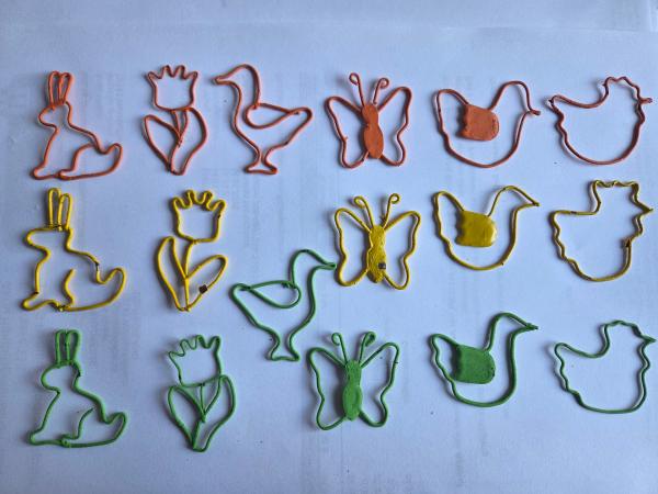 Streu/Tisch Dekoration Ostern versch. Motive Frühling Sommer 3 Farben