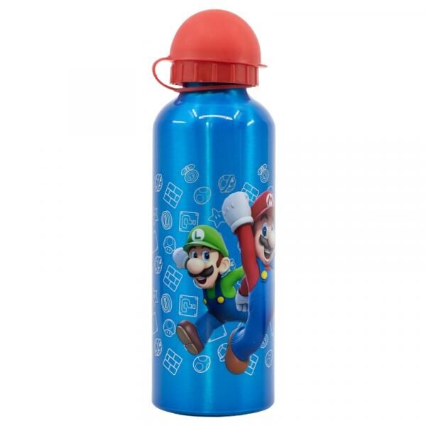 Super Mario - Aluminium Trinkflasche - 530 ml