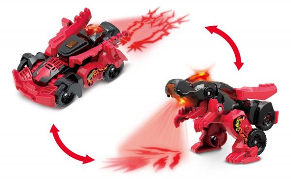 Switch & Go Dinos - Fire Mini T-Rex - 14 cm