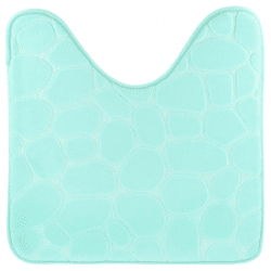 Toilettenvorleger aqua Mikrofaser 50 x 50 cm