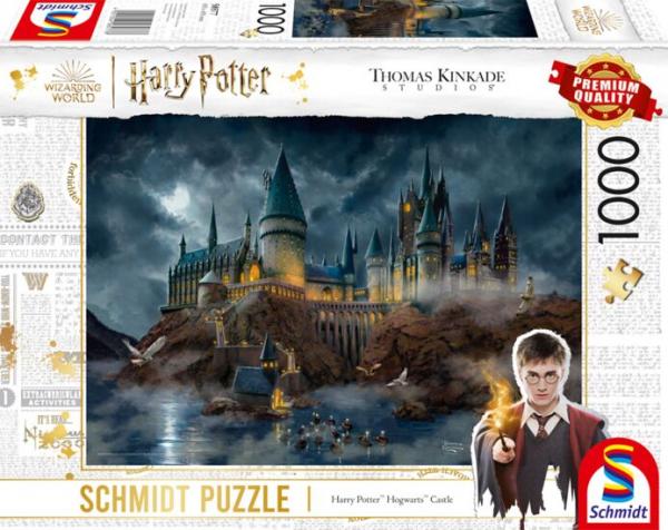 Warner Wizarding World - Harry Potter&trade; - Hogwarts Castle - 1.000 Teile Puzzle Thomas Kinkade Collection