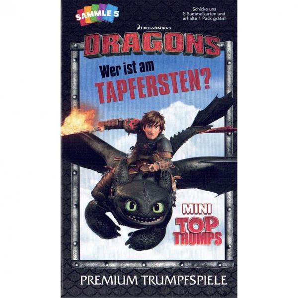 Winning Moves 62165 - Top Trumps Mini Dragons - Kartenspiele im Display