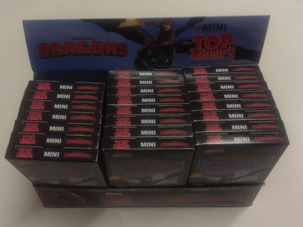 Winning Moves 62165 - Top Trumps Mini Dragons - Kartenspiele im Display