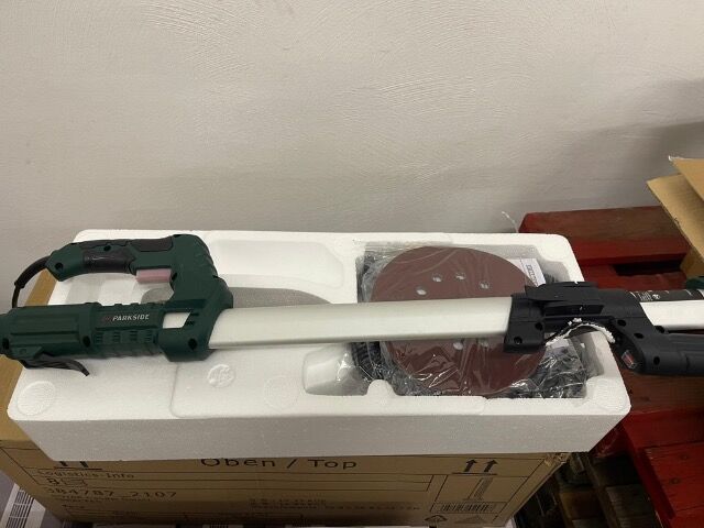 192x Parkside Wand- und Deckenschleifer PWDS 920 B2 – A-Ware OVP – Exportposten