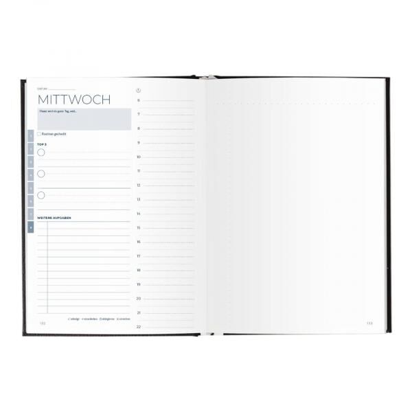 250 Stk - Undatierter Tagesplaner / Erfolgsjournal A5 – Hardcover - 272 Seiten – Neuware