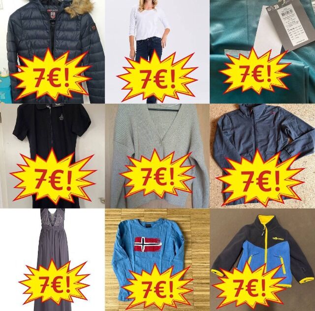 6,90 € Winter Markenkleidung Mix Kategorie A/B Kundenrücksendungen Damen und Herren Boxware Top Marken Nike Adidas Tommy Hilfiger aus Deutsc