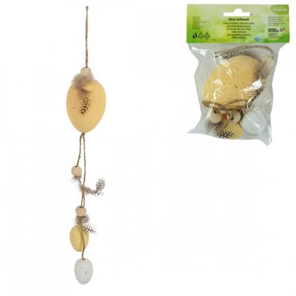 Anhänger Ostereier gelb 35 cm