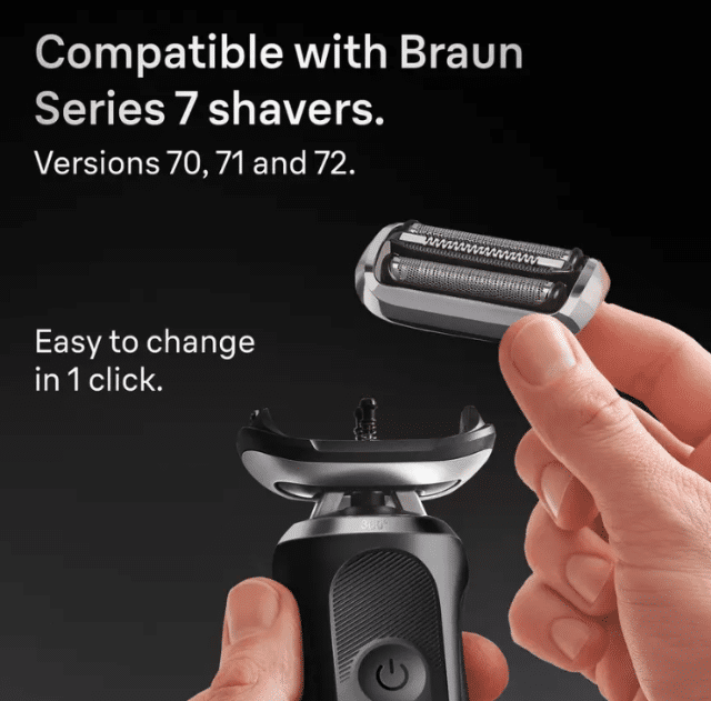 BRAUN Series 7 74S Ersatzscherkopf Kassette – Neuware
