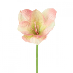 Countryfield Kunstblume Amaryllis rosa 43 cm