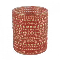 Countryfield Teelichthalter Hailey M rot 10 cm