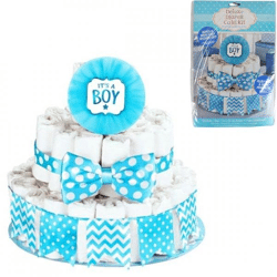 DIY-Bausatz Windeltorte Its a Boy 4er-Set