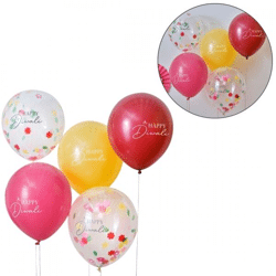 Ginger Ray ballonnen Happy Diwali 5 stuks