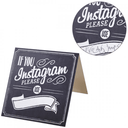 Ginger Ray Instagram chalkboard DIY set of 5