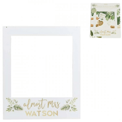 Ginger Ray Photobooth Frame gold/white 72 cm