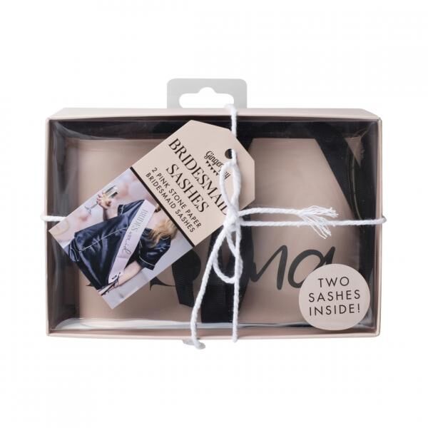 Ginger Ray Schärpe Bridesmaid rosa Satz von 2