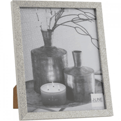 J-Line Fotorahmen glitter silber 20 x 25 cm