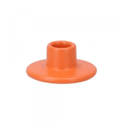Candlestick St Tropez crown orange 7 cm