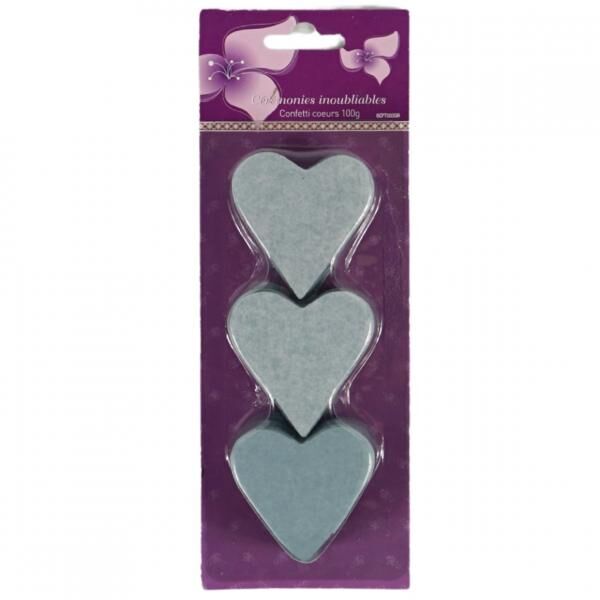 Konfetti Herz blau 100 g