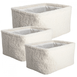 Mand teddy wit 37 cm set van 3