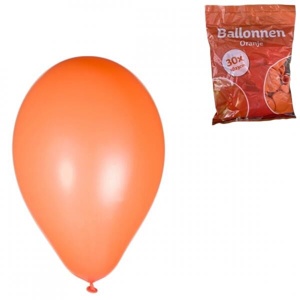 Orange Luftballons 23 cm 30 Stück