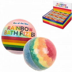 Out of the Blue bath effervescent ball Rainbow 180 gr.
