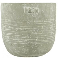 Paju bloempot Grandpa grijs 25 cm